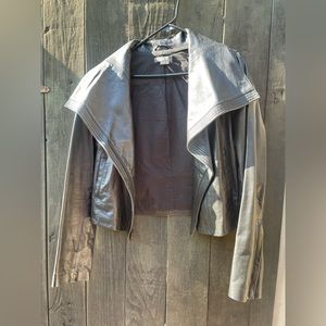 Vince Leather Motorcycle Jacket